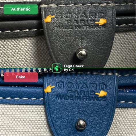 goyard pattern real vs fake|authentic goyard handbags.